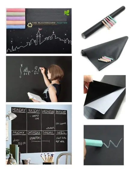 Folie autocolanta tabla de scris cu creta, 45x100cm