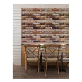 Set 5 x tapet autoadeziv spuma moale 3D, 77x70 cm- model piatra 2