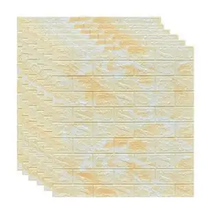 Set 5 x tapet autoadeziv spuma moale 3D, 77x70 cm