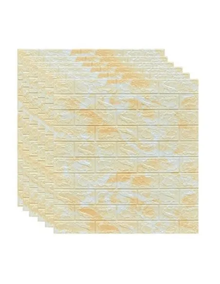 Set 5 x tapet autoadeziv spuma moale 3D, 77x70 cm