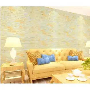 Set 5 x tapet autoadeziv spuma moale 3D, 77x70 cm 2