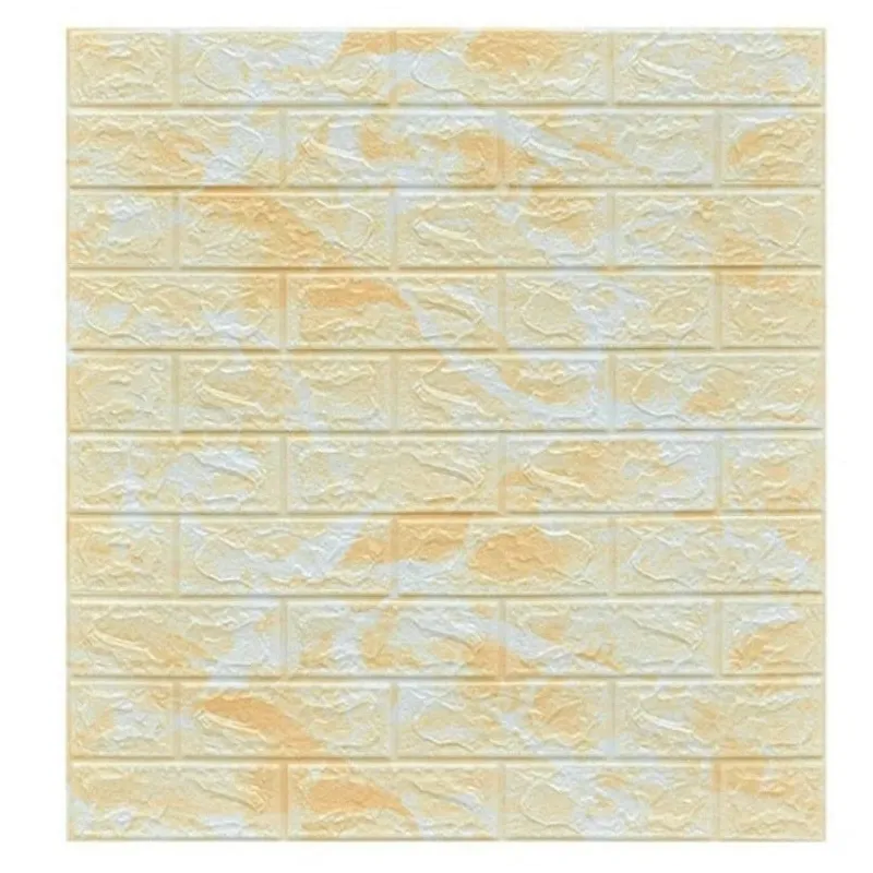 Set 5 x tapet autoadeziv spuma moale 3D, 77x70 cm