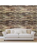 Set 5 x tapet autoadeziv spuma moale 3D, 77x70 cm