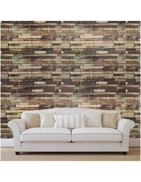 Set 5 x tapet autoadeziv spuma moale 3D, 77x70 cm