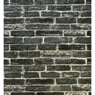 Set 5 x tapet autoadeziv spuma moale 3D, 77x70 cm gri inchis 2