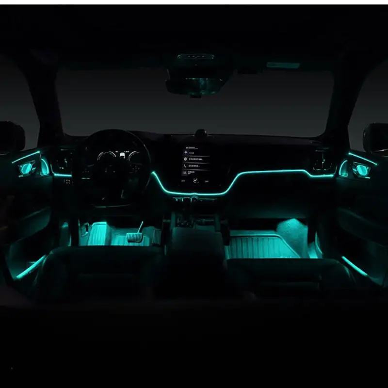 Banda decorativa auto LED 3 metri, pentru interior