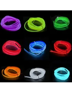 Banda decorativa auto LED 3 metri, pentru interior 2