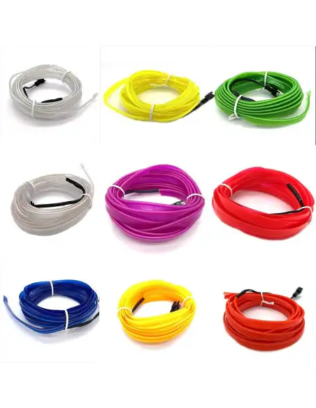 Banda decorativa auto LED 3 metri, pentru interior