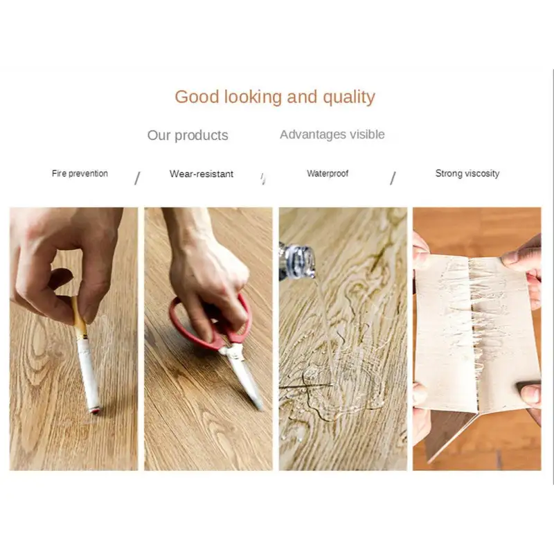 Set placi de pardoseala autoadezive, PVC, 2 mm