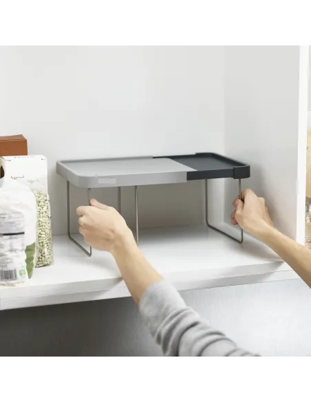 Raft extensibil cu picioare pliabile