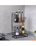 Organizator baie/bucatarie cu 2 cosuri incluse