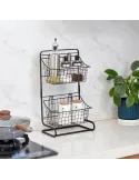 Organizator baie/bucatarie cu 2 cosuri incluse