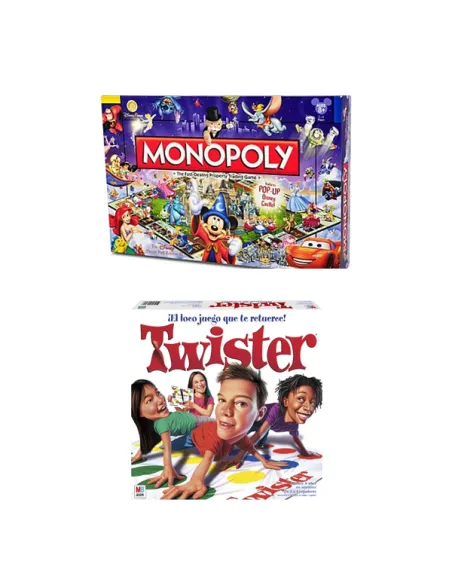 Twister + Monopoly - jocuri de societate pentru copii si adulti