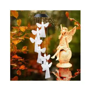 Set 2 x Decoratiune solara de gradina, 6 Ingerasi 2