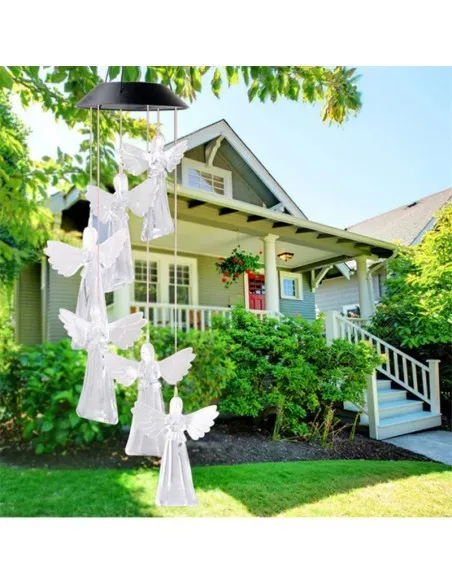 Set 2 x Decoratiune solara de gradina, 6 Ingerasi