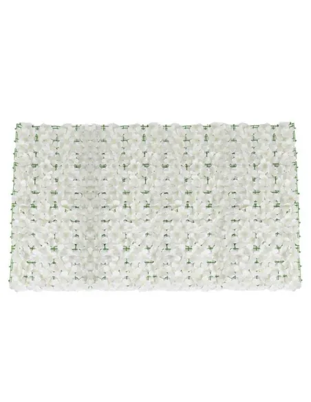 Gard artificial cu flori 100x100 cm