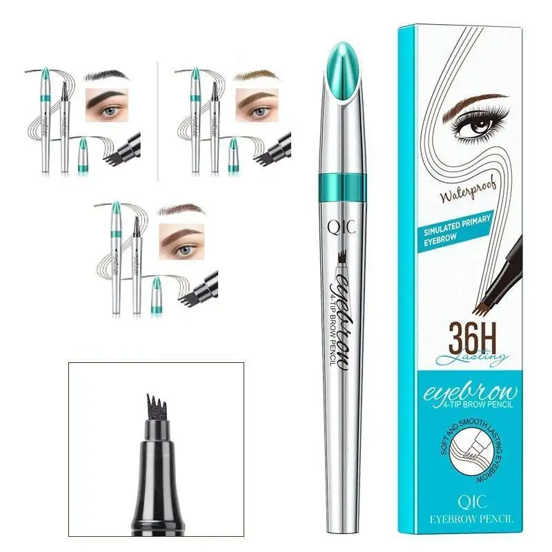 Creion sprancene cu efect microblading