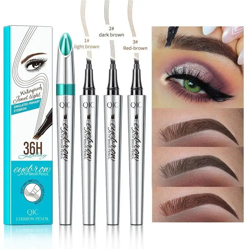 Creion sprancene cu efect microblading