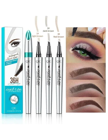 Creion sprancene cu efect microblading