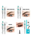 Creion sprancene cu efect microblading