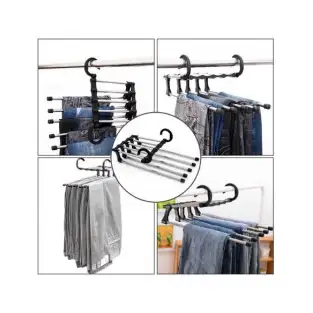 Set 4 x umeras organizator pantaloni, in cascada