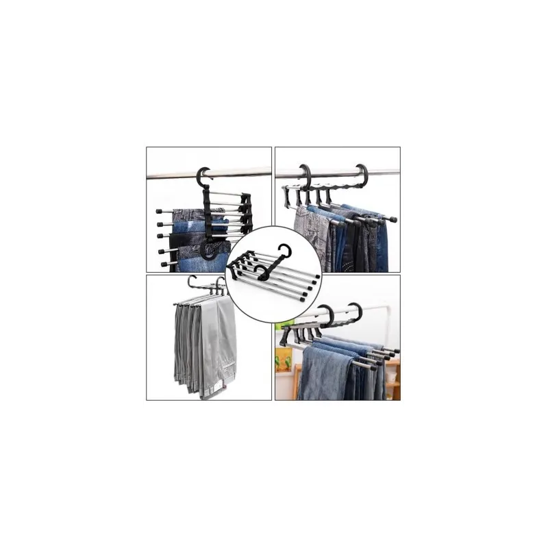 Set 4 x umeras organizator pantaloni, in cascada