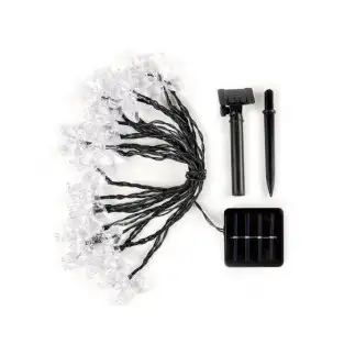 Set 2 x Instalatie solara 50 led , Fluturi Cristal