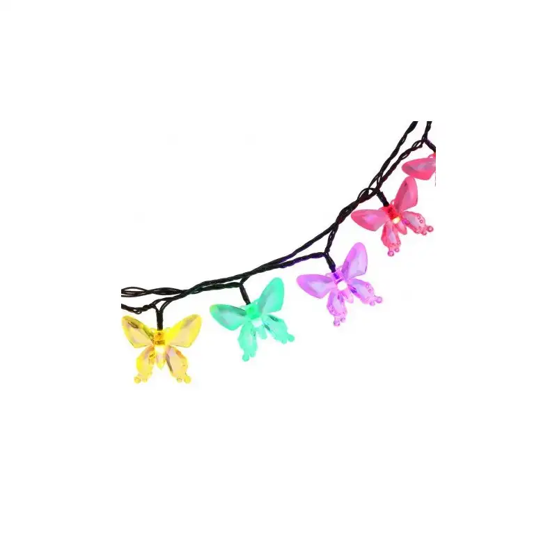 Set 2 x Instalatie solara 50 led , Fluturi Cristal