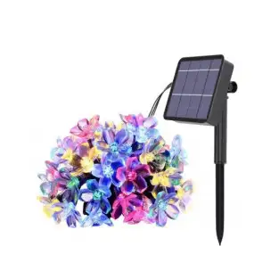 Set 2 x Instalatie solara floricele , 50 led-uri