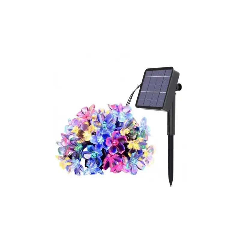Set 2 x Instalatie solara floricele , 50 led-uri