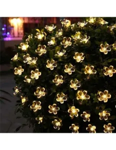 Set 2 x Instalatie solara floricele , 50 led-uri 2