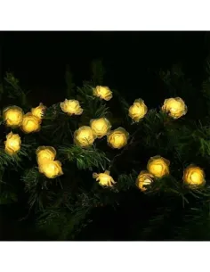 Set 2 x Instalatie solara 50 LED trandafiri