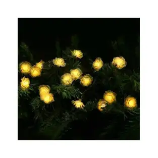 Set 2 x Instalatie solara 50 LED trandafiri