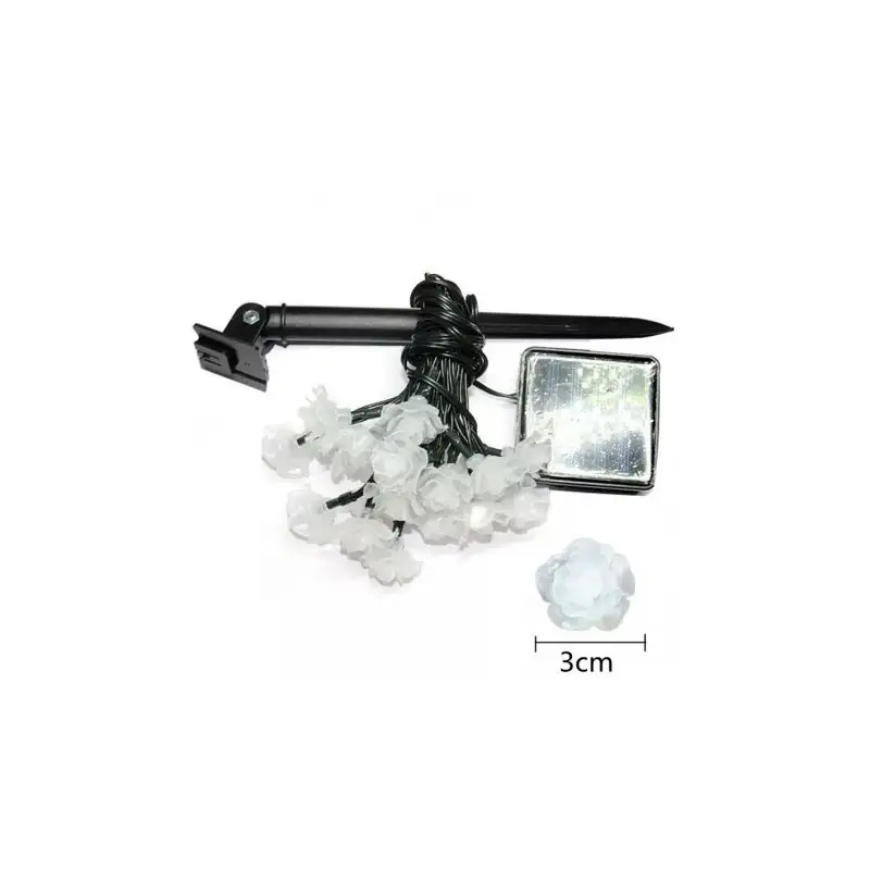 Set 2 x Instalatie solara 50 LED trandafiri