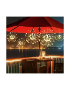 Set 3 x Instalație Tip Artificii 96 LED – Interconectabil, Diverse Culori, Interior & Exterior 2