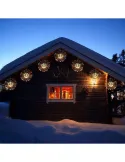 Set 3 x Instalație Tip Artificii 96 LED – Interconectabil, Diverse Culori, Interior & Exterior
