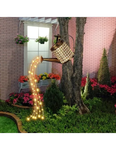 Stropitoare solara cu lumini pentru gradina