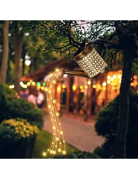 Stropitoare solara cu lumini pentru gradina