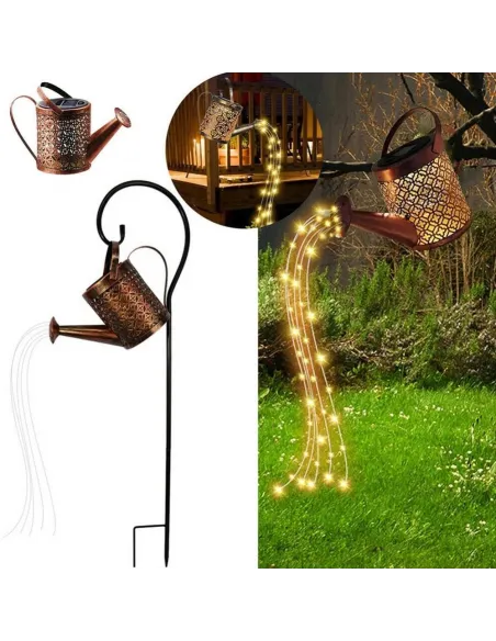 Stropitoare solara cu lumini pentru gradina
