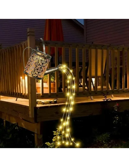 Stropitoare solara cu lumini pentru gradina