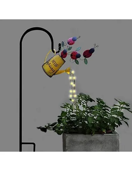 Set 2 x Stropitoare solara cu buburuze , lampa decorativa pentru gradina