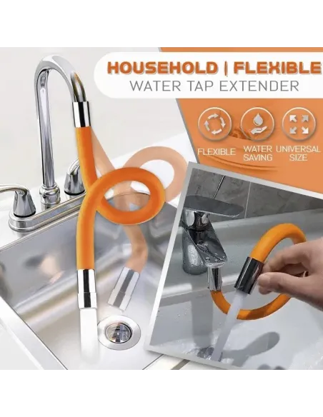 Set 1+1 Furtun tip extesie flexibila pentru robinet