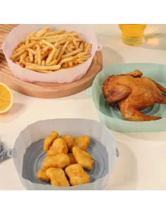 Set 2 Tavi din silicon pentru friteuza cu aer cald 2