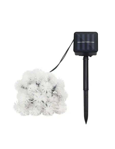 Instalatie solara tip snowball cu 50 leduri multicolor
