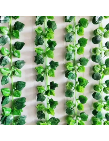 Set 12 ghirlande cu frunze de iedera, lungime 2M