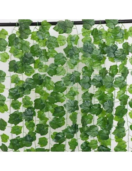 Set 12 ghirlande cu frunze de iedera, lungime 2M