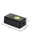 Localizator Gps avansat , localizare GPS, Microfon, MicroSD, SIM GPRS Si MMS, Negru