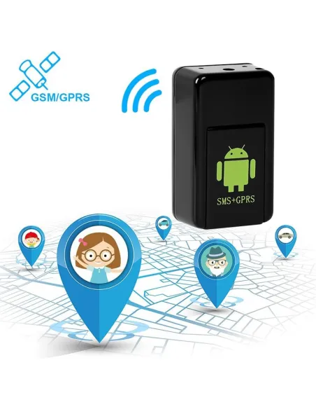 Localizator Gps avansat , localizare GPS, Microfon, MicroSD, SIM GPRS Si MMS, Negru