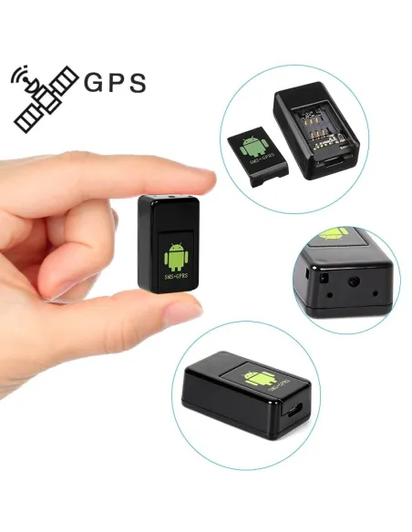 Localizator Gps avansat , localizare GPS, Microfon, MicroSD, SIM GPRS Si MMS, Negru