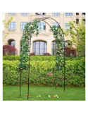 Arcada metalica de gradina pentru flori cataratoare
